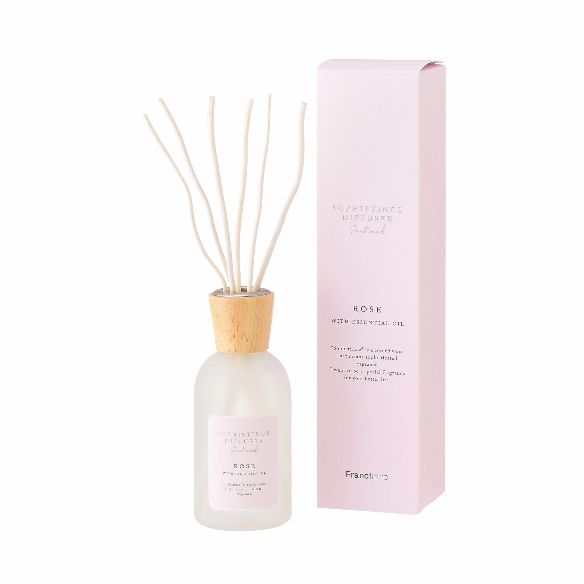 Sophistince Fragrance Diffuser Pinkdecorative vase ,Modern Ceramic Vase for Home Decoration 