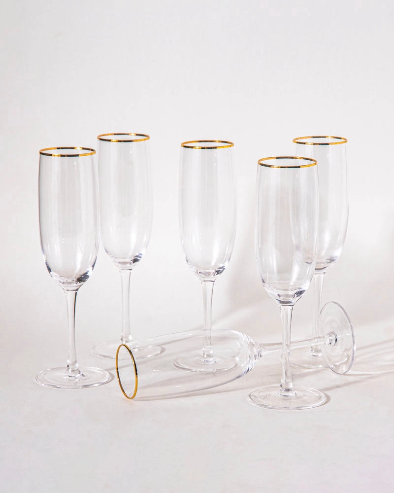 Sparkling Champagne Flute - Set of 6