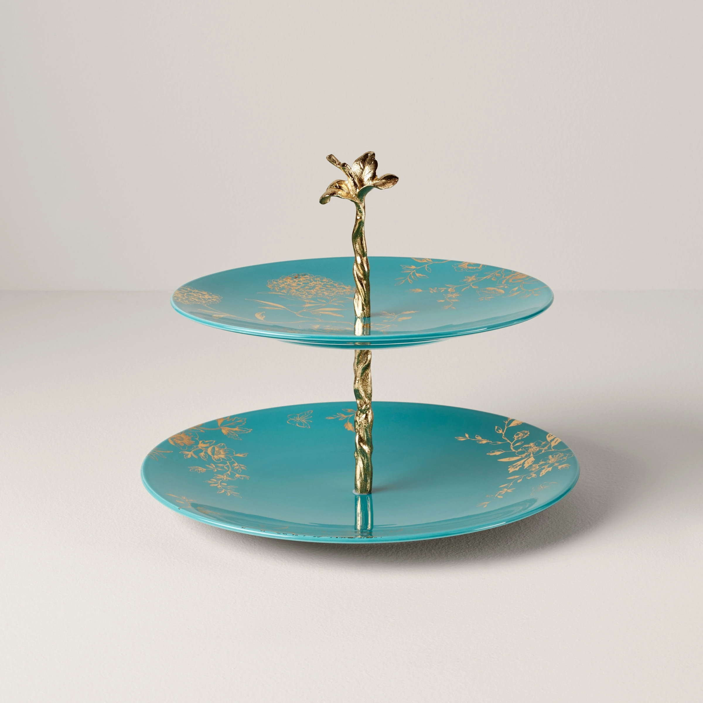 Sprig & Vine 2-Tiered Servermodern kitchen decor ,kitchen dinner set ,dinnerware 