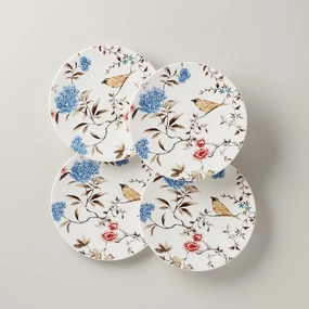 Sprig & Vine Accent Plates - Set of 4easter decorations ,easter centerpiece 