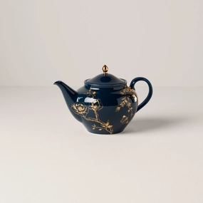 Sprig & Vine Teapot - Navymodern kitchen decor ,kitchen dinner set ,dinnerware 