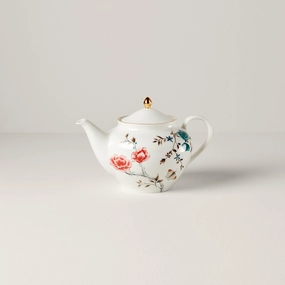 Sprig & Vine Teapot - Whitemodern kitchen decor ,kitchen dinner set ,dinnerware 