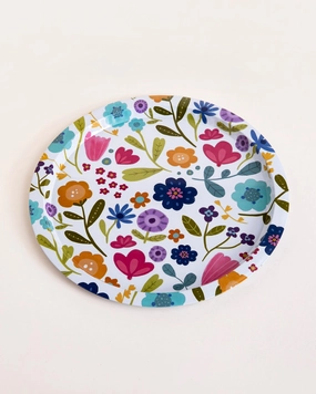 Spring Meadow Floral Serving Tray - Set Of-2modern kitchen decor ,kitchen dinner set ,dinnerware 