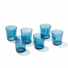 Stackables Blue Shot Glasses - Set Of 6glass cups ,personalized mugs 