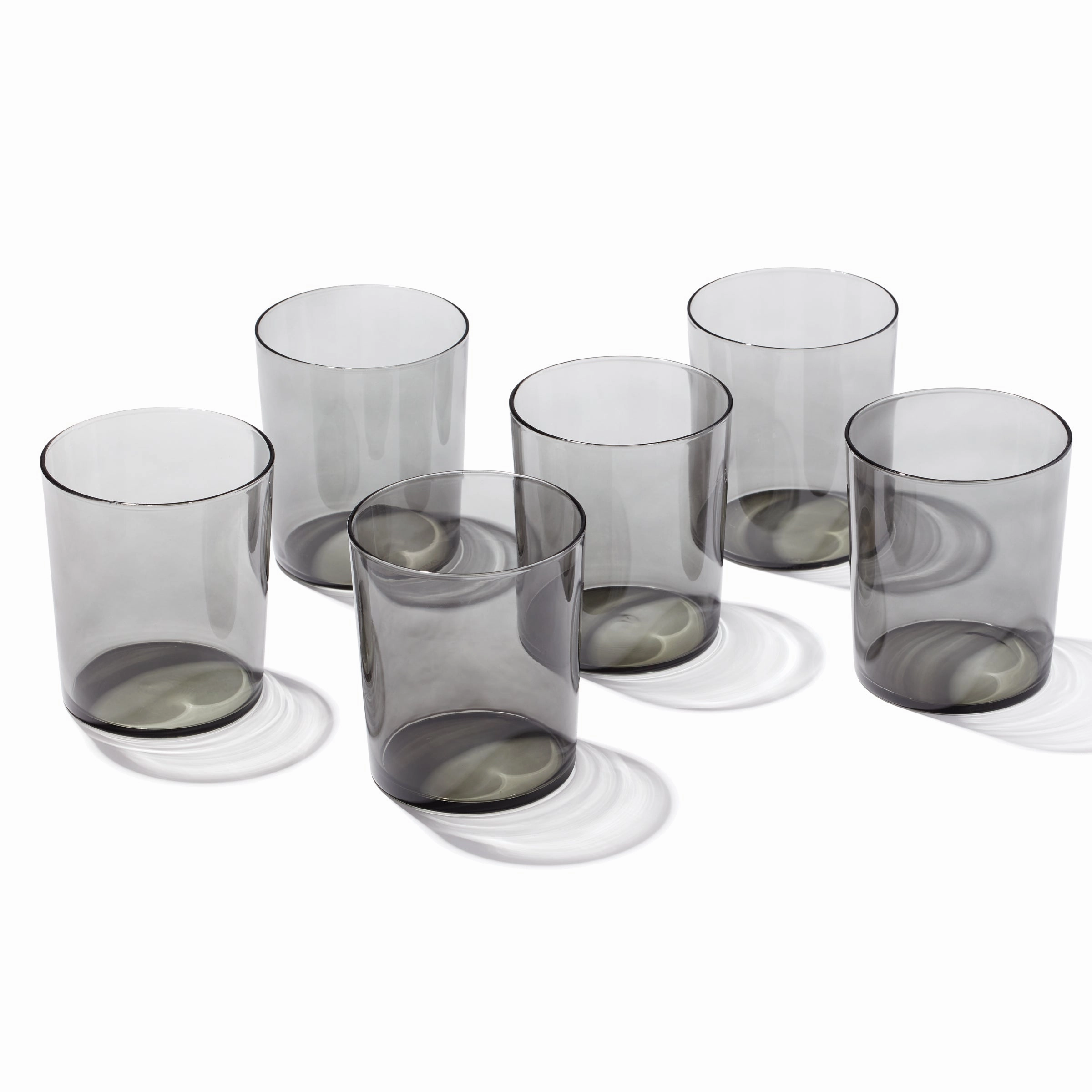 Stackables Smoke Tall Glasses - Set Of 6glass cups ,personalized mugs 