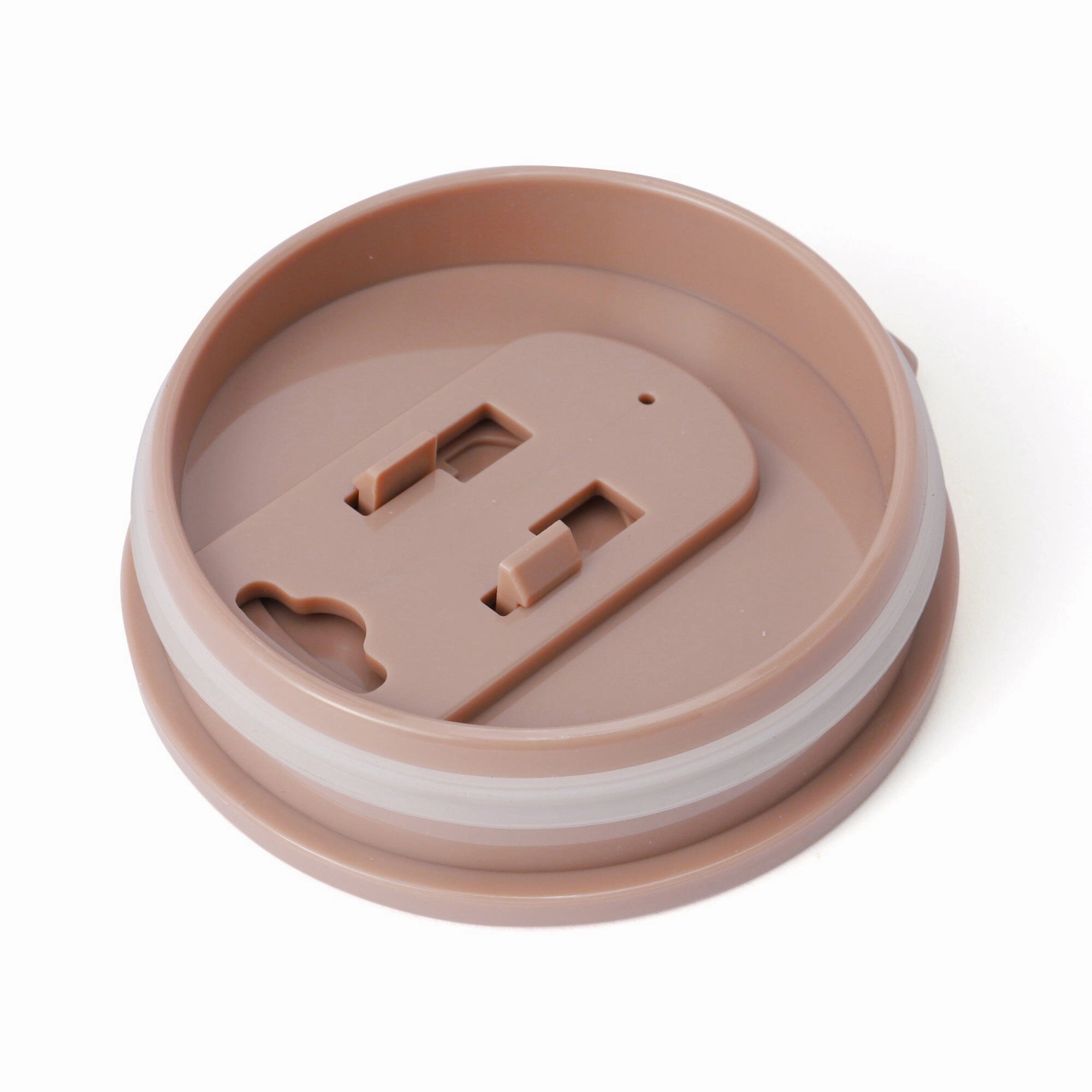 Stainless Steel Thermo Mug with Lid 320ml Marble Brown