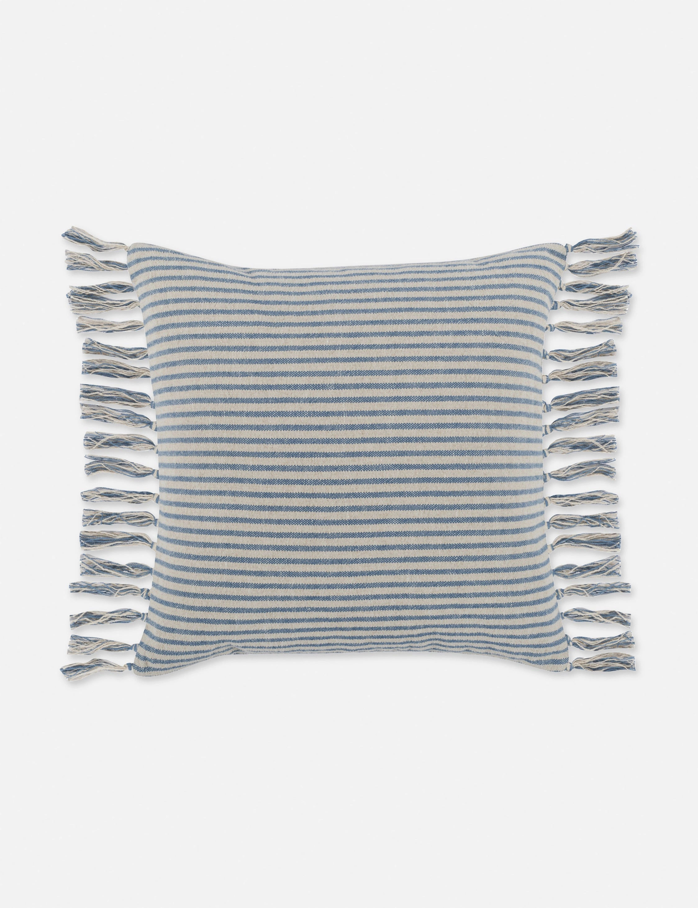 Stasiya Pillow, 20" x 20", Blue and Naturalbedding sets ,throw blankets 