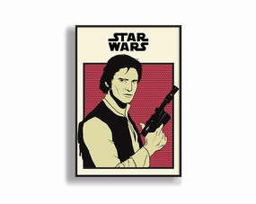 Stencil Han Solo (May The 4th Special)nordic style wall decor