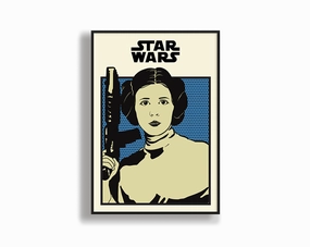 Stencil Leia (May The 4th Special)nordic style wall decor