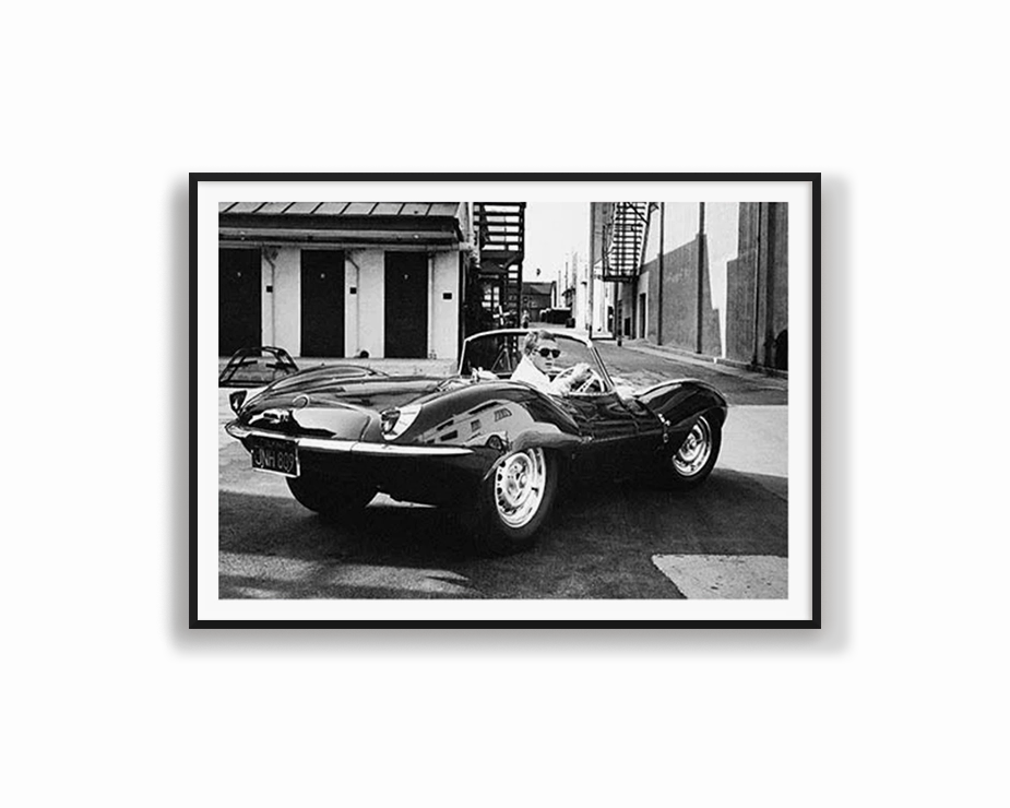 Steve McQueen Jaguarnordic style wall decor