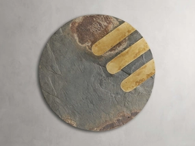 Stone Brass Circle Wall Artnordic style wall decor