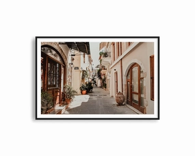 Streets of Europenordic style wall decor