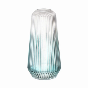 Stripe Flower Vase Bluenordic minimalist vase