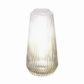 Stripe  Flower Vase Yellow Graynordic minimalist vase