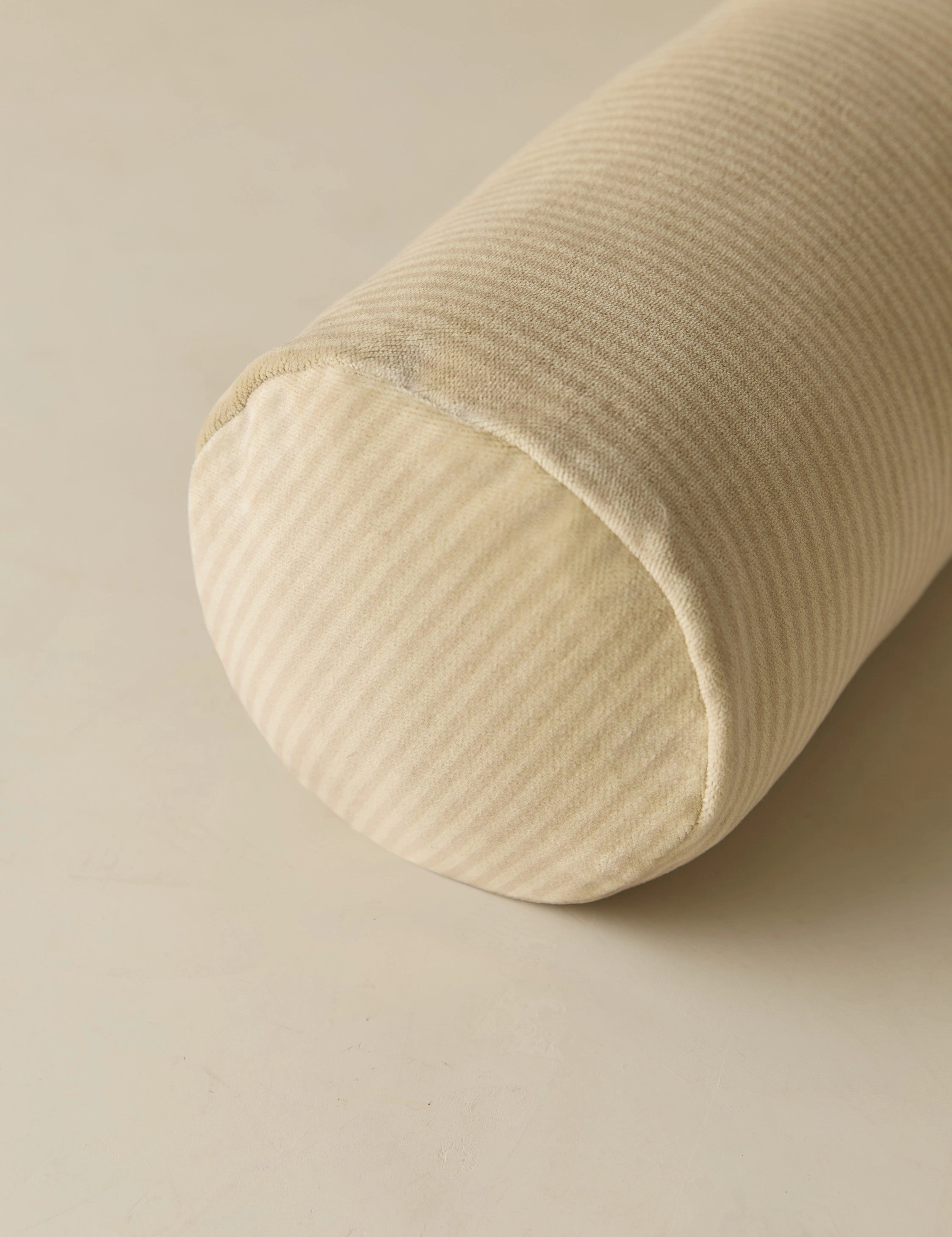Striped Velvet Long Bolster Pillow by Sarah Sherman Samuel