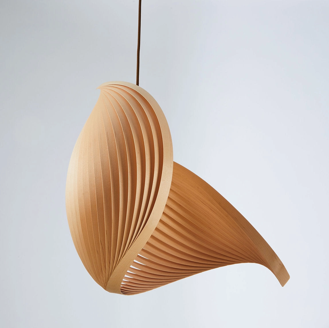 Studio Vayehi Wing Wood Veneer Ceiling Lighttable lamp,smart table lamp