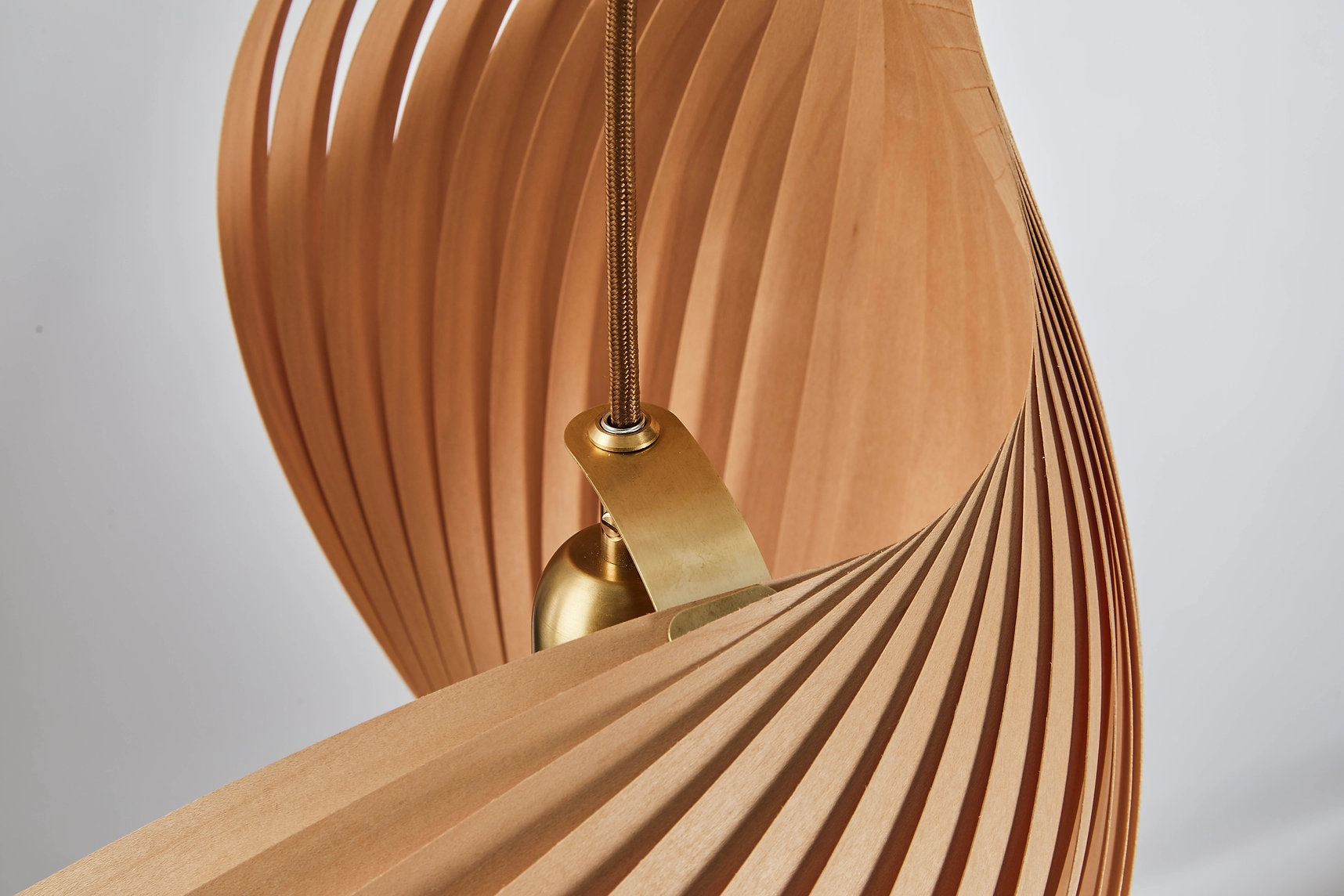 Studio Vayehi Wing Wood Veneer Ceiling Light