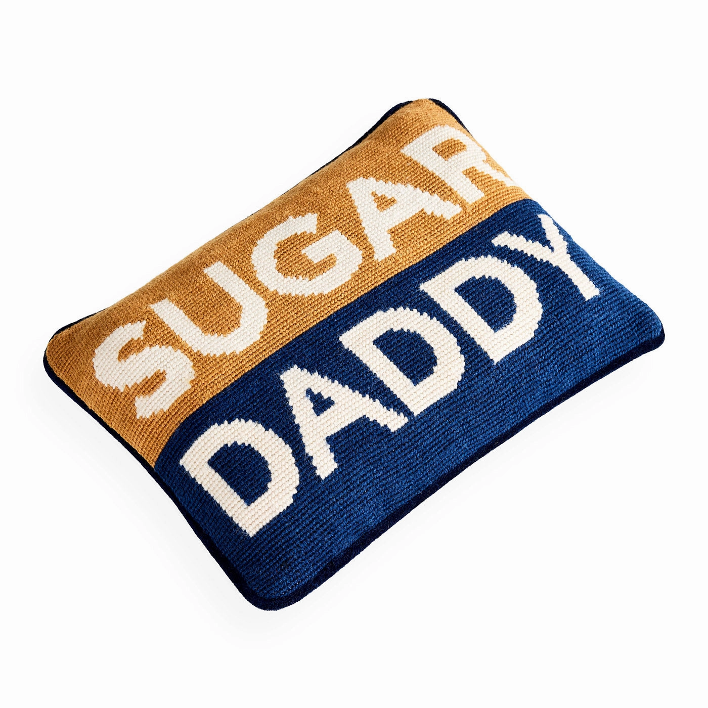 Sugar Daddy Needlepoint Pillow