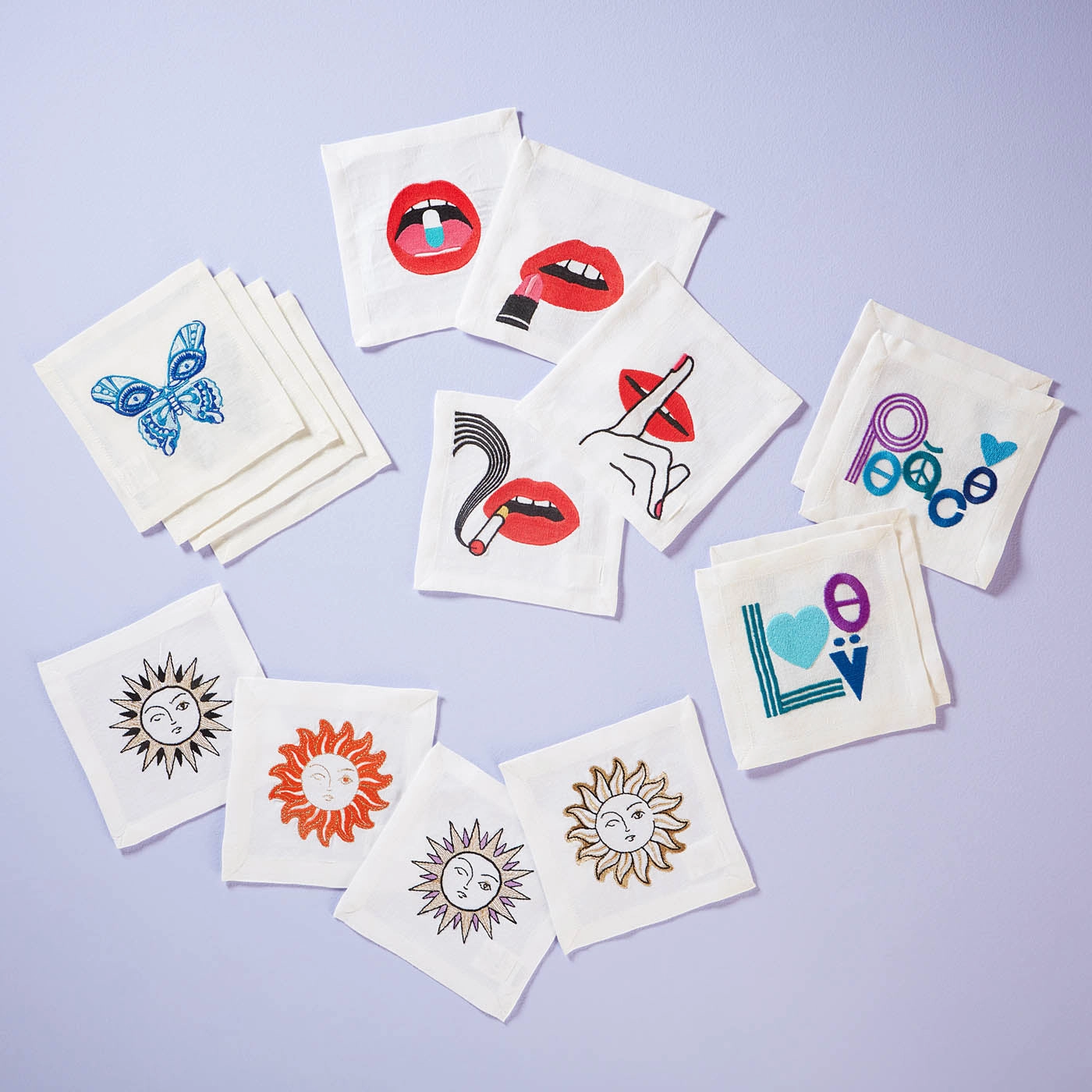 Sun Cocktail Napkins