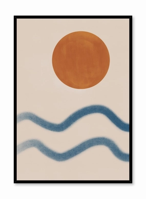Sunset at the Beach, Posterpop culture themed posters