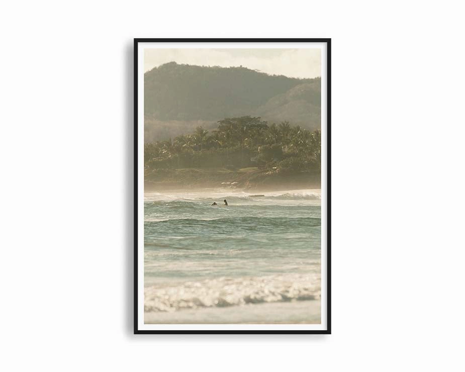 Sunset Surfmodern abstract painting decor
