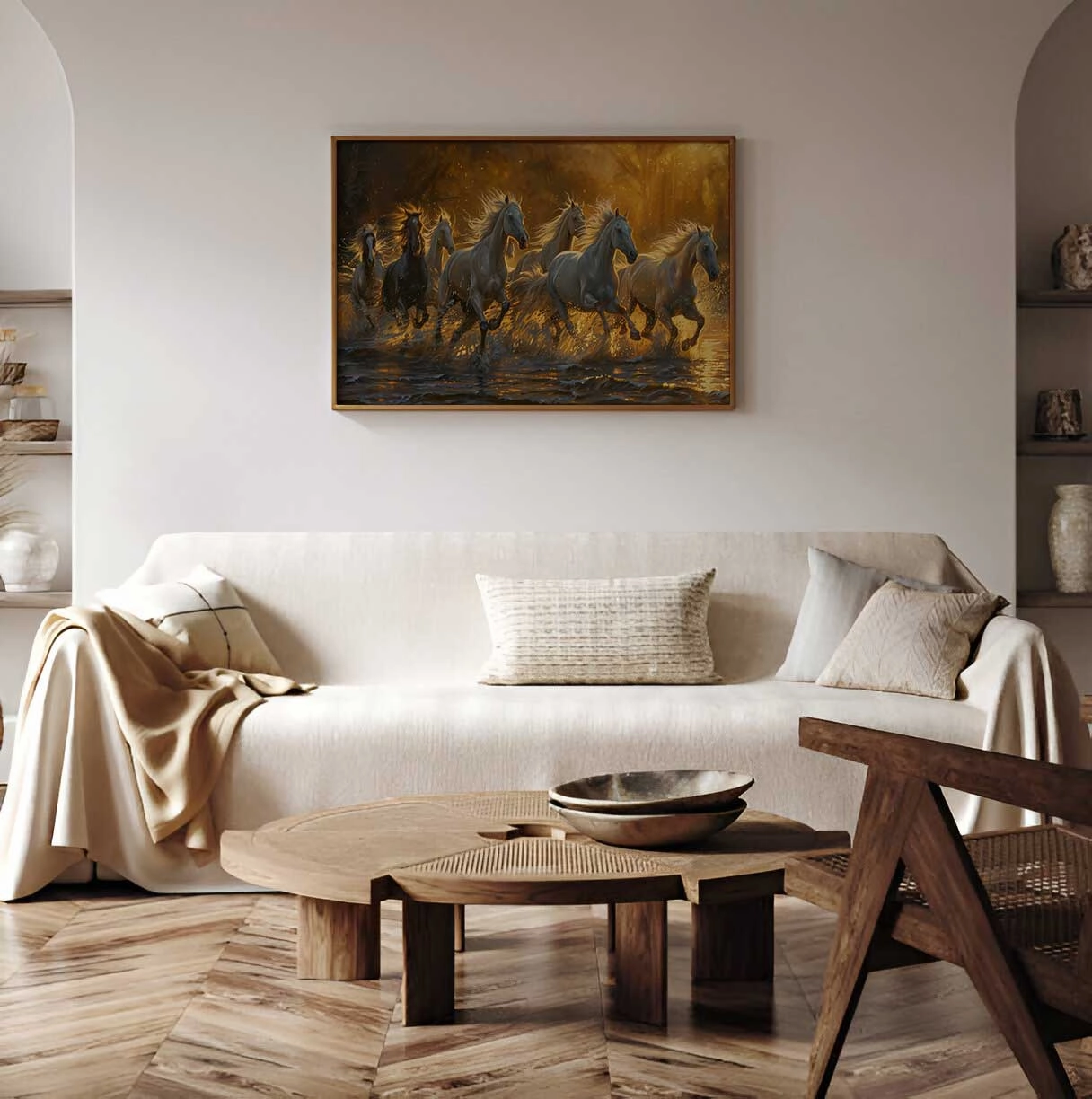 Surya Sankraman' Twilight energy and determination Vastu Wall Art - 24" x 36"