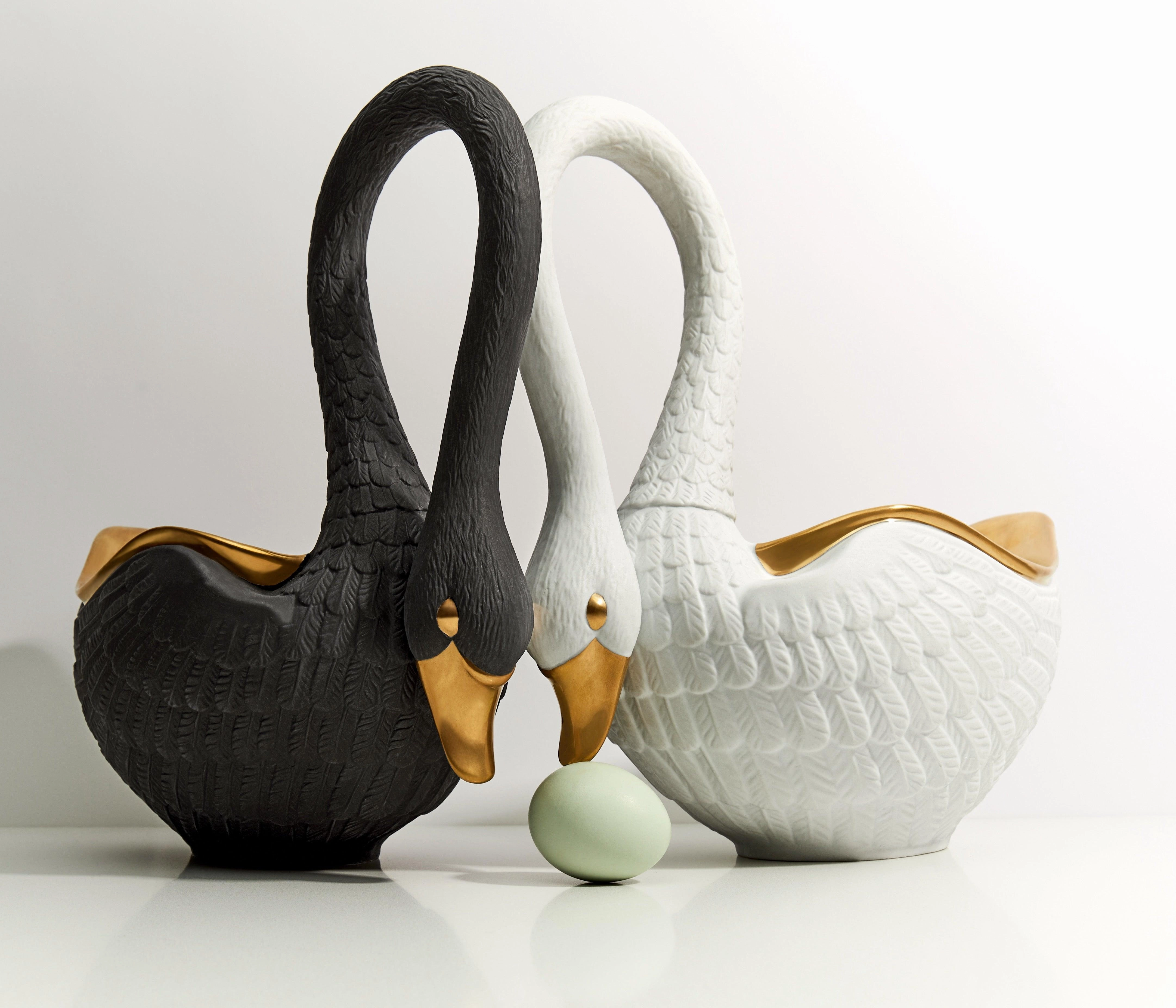 Swan Bowl - Medium - White