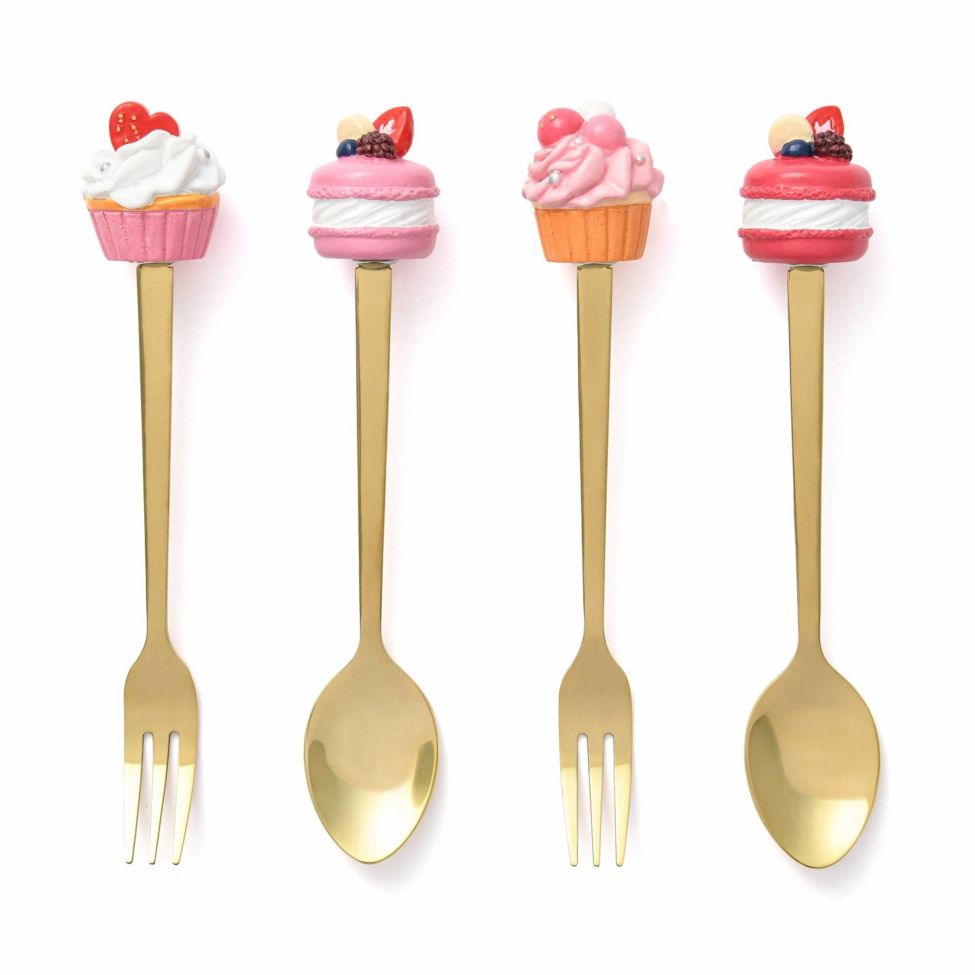 Sweets Cutlery Set Pink