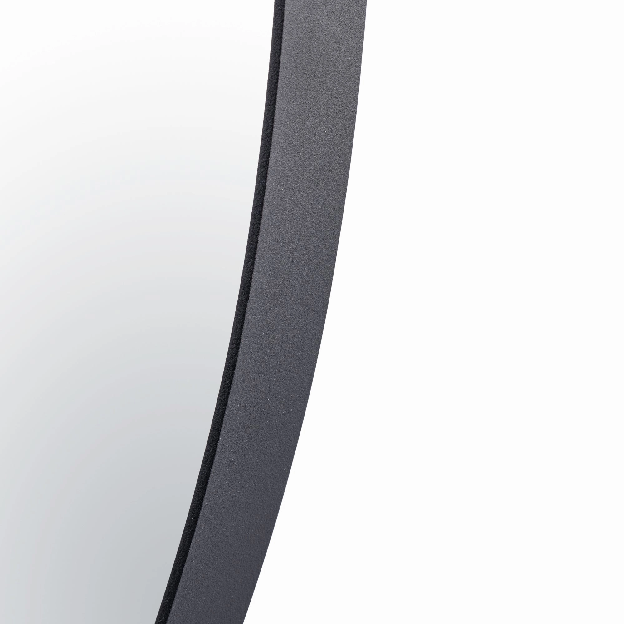 Tablet 458MI30BL 30-Inch Round Wall Mirror - Black