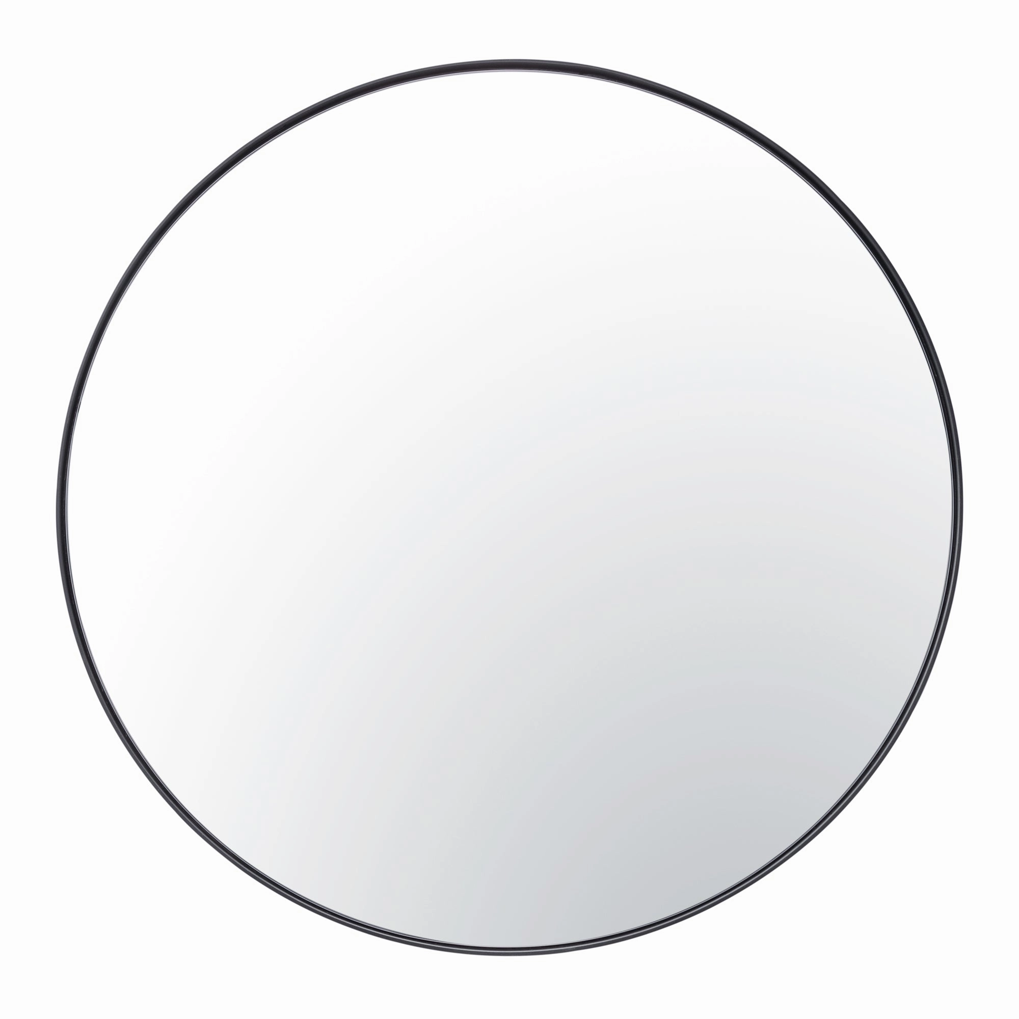 Tablet 458MI30BL 30-Inch Round Wall Mirror - Blackwall mounted decorative mirror,full length dressing mirror