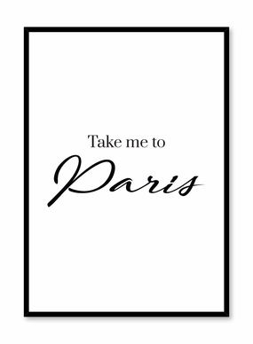 Take Me to Paris, Posterpop culture themed posters