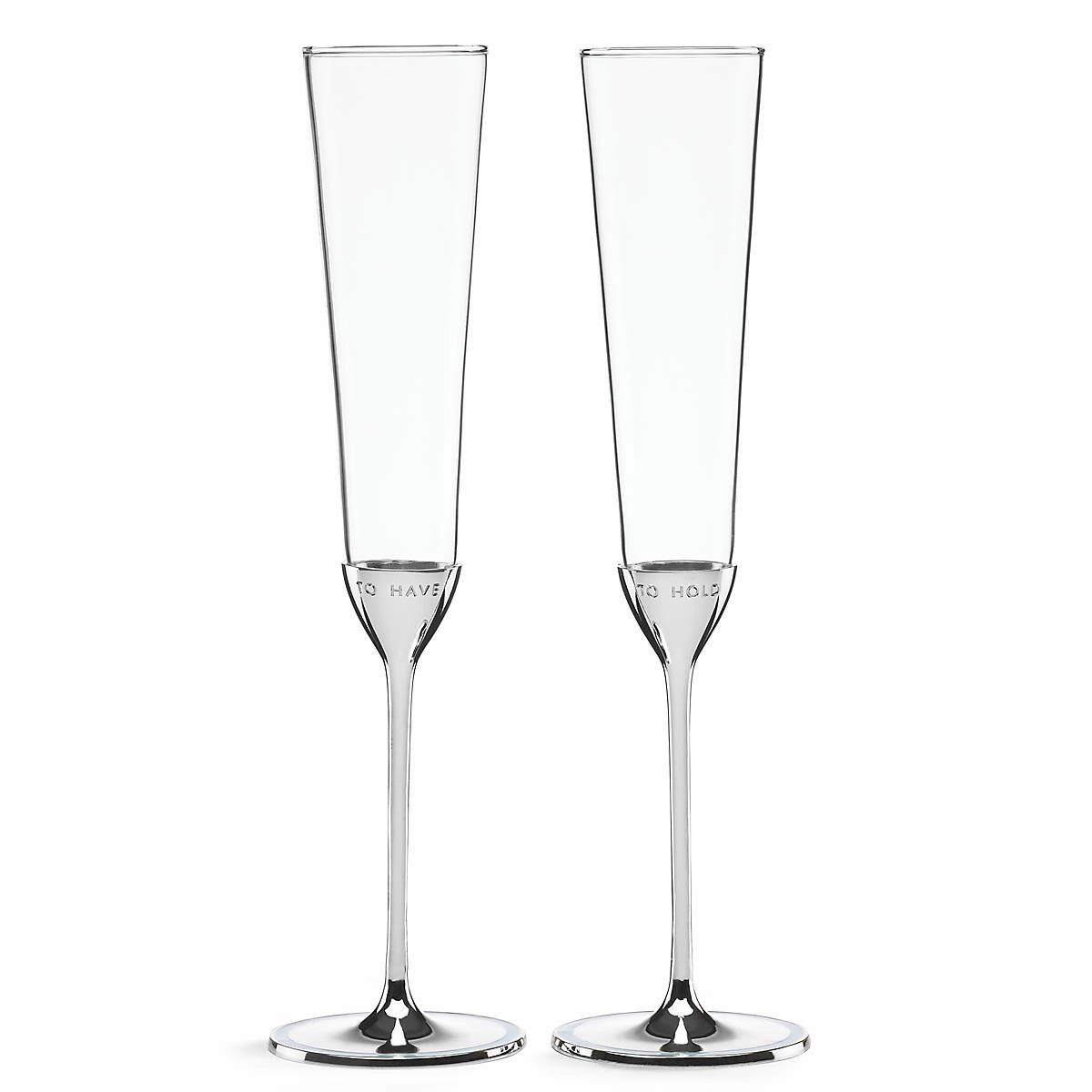 Take The Cake 2-Piece Champagne Flute Setvalentine's day decorations ,valentine's centerpiece 