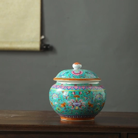 Tang Colourful Chinese Ceramic Containerhome decoration ,modern home decor 