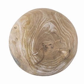 Teak Orb - 6"nordic style desktop ornaments