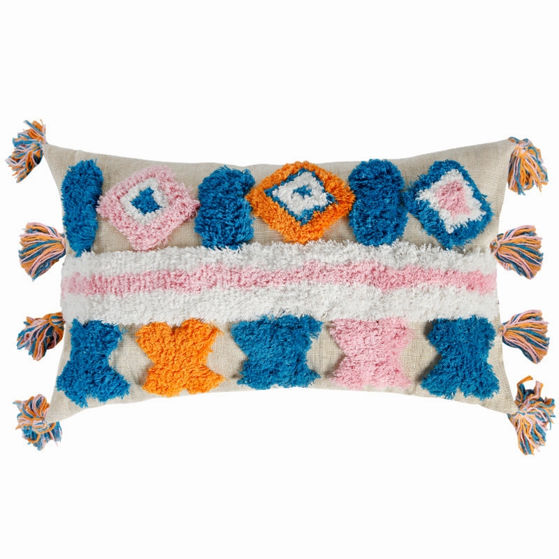 Tenzin Colorful Modern Tribal Throw Cushions