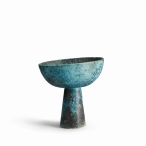 Terra Bowl on Stand - Small - Bronzenordic minimalist vase