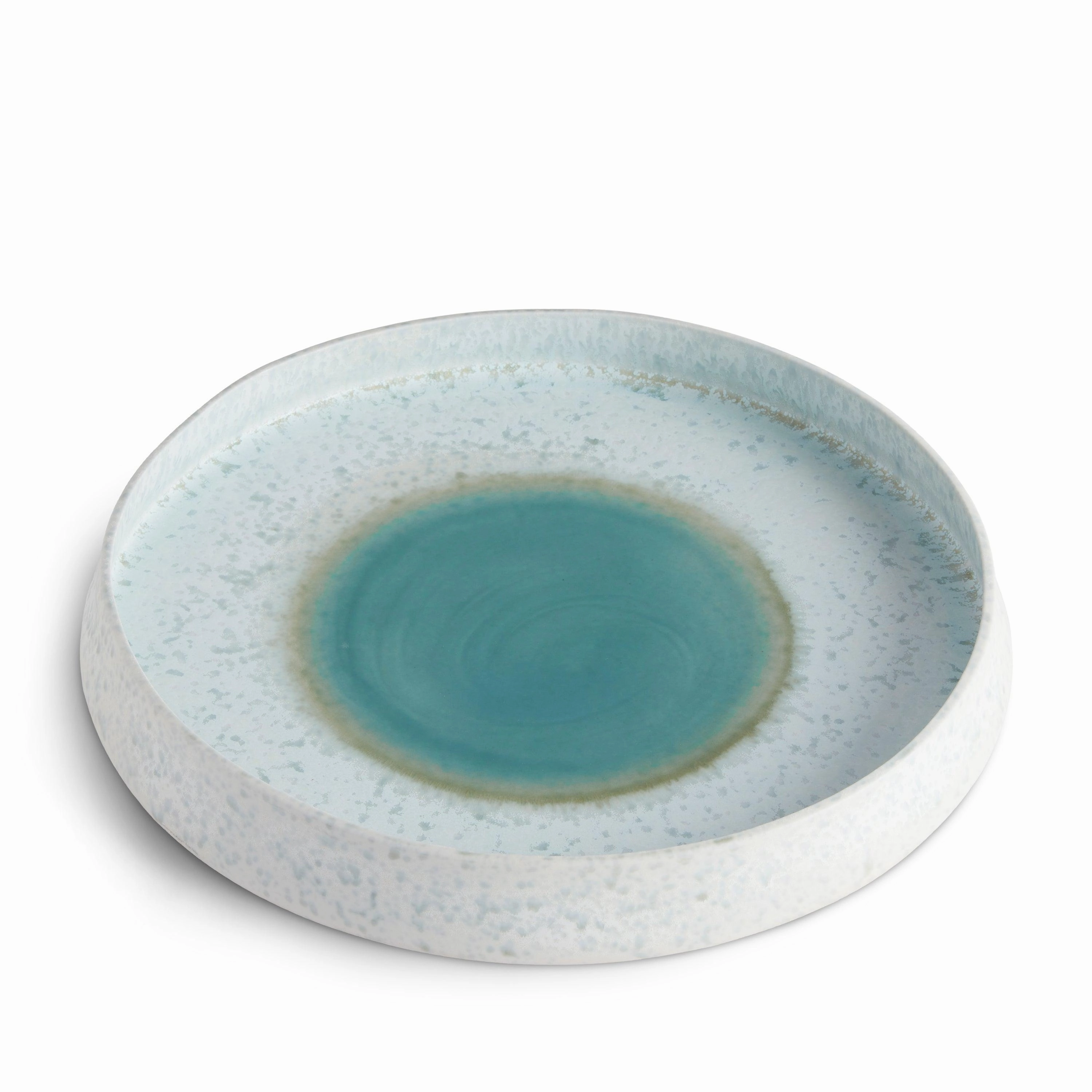 Terra Round Platter - Large - Seafoam