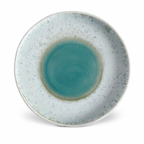 Terra Round Platter - Large - Seafoamnordic minimalist vase