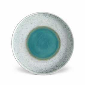 Terra Round Platter - Medium - Seafoamnordic minimalist vase