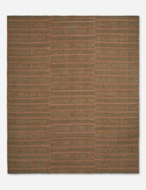 Tess Handwoven Wool-Blend Rugmodern color block patchwork rug