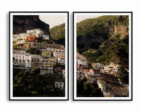 The Amalfi Coast Set INCLUDES TWO PRINTSmodern abstract painting decor