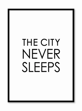 The City Never Sleeps, Posterpop culture themed posters