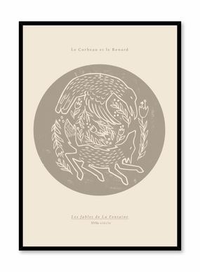 The Fox & the Crow, Posterpop culture themed posters