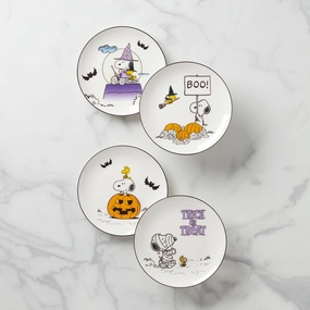 The Great Pumpkin Accent Plates - Set of 4halloween party decor ,outdoor halloween decor 