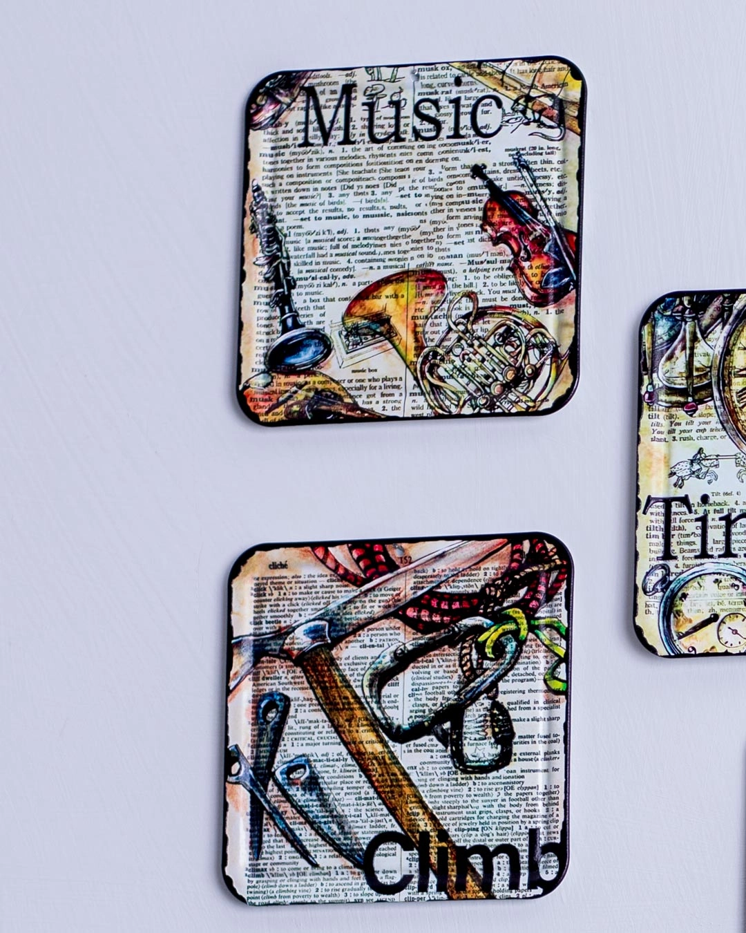 The Journey Metal Coasters - Set of 6