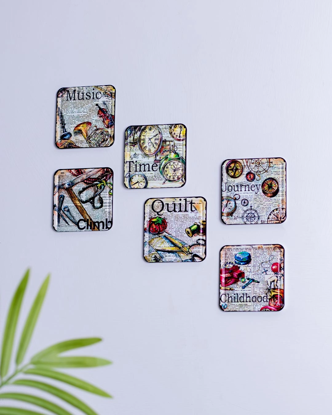 The Journey Metal Coasters - Set of 6