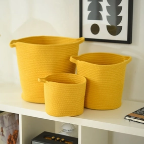 Thick Cotton Thread Storage Baskethome decoration ,modern home decor 