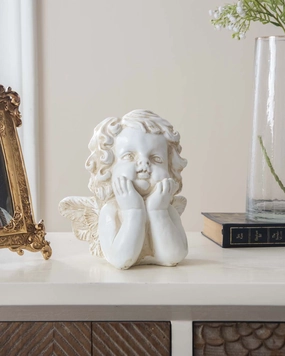 Thinking Angel Cherub Figurinehome decor ,wall decor 