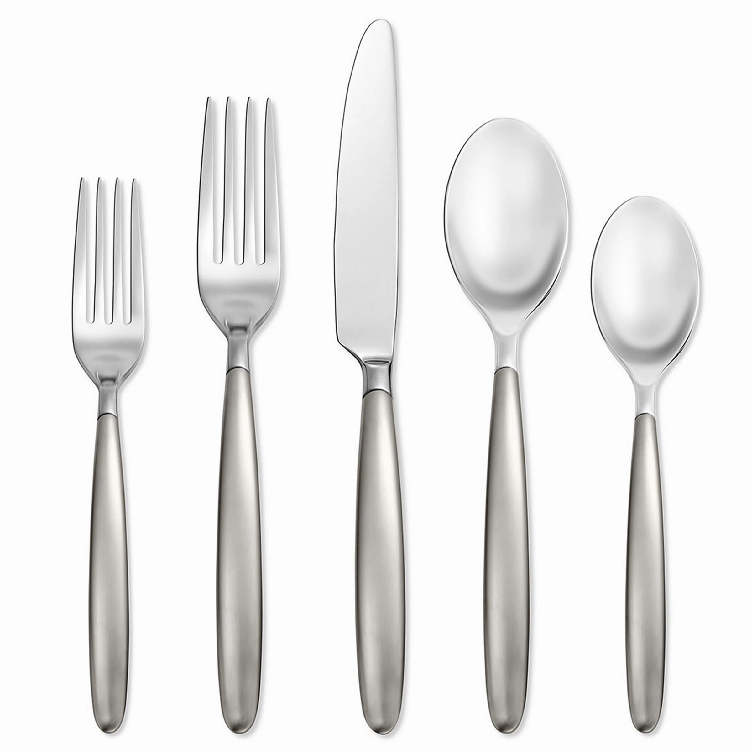 Tidal Frosted 30 Piece Flatware Kiteco-friendly bamboo fiber tableware set 