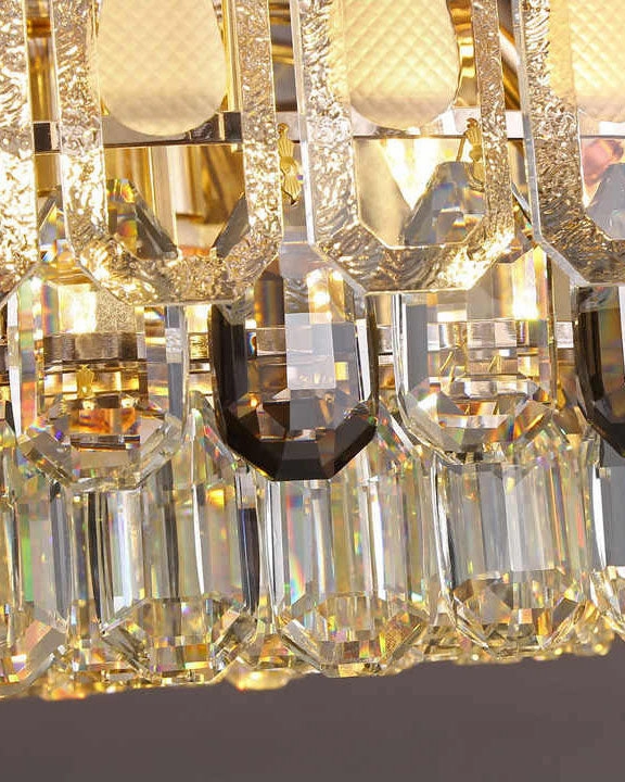Tiered Oval Luxury Crystal Chandelier